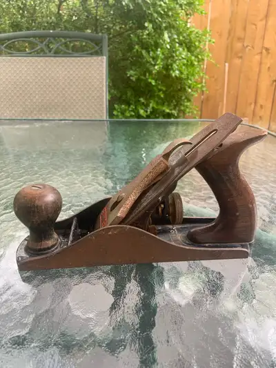 VINTAGE 1950’S  STANLEY BAILEY NO. 4  SMOOTHING HAND PLANE , View more