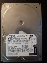 IBM 40 GB IDE desktop hard drive