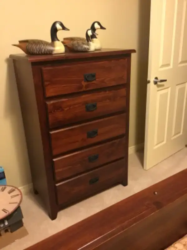 Solid Wood 3-Piece Bedroom Set – Like NEW! in Beds & Mattresses in Strathcona County - Image 4