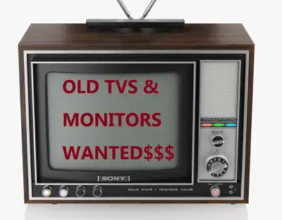 Looking for old tube TVs and vintage monitors, View more