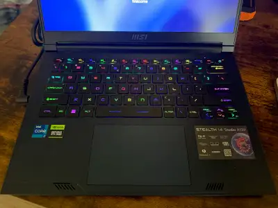 MSI Stealth 14 AV13 Laptop in excellent condition, View more