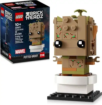 LEGO 40671 BrickHeadz Marvel Super Heroes Potted Groot, View more