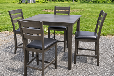 Dining Table Set with 4 Chairs – Modern Wood Table – Kitchen, View more