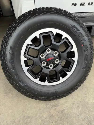 Tires Brand new never used tires and rim off a 2026 Toyota 4Runner off Road Premium 265/70R18 highly...