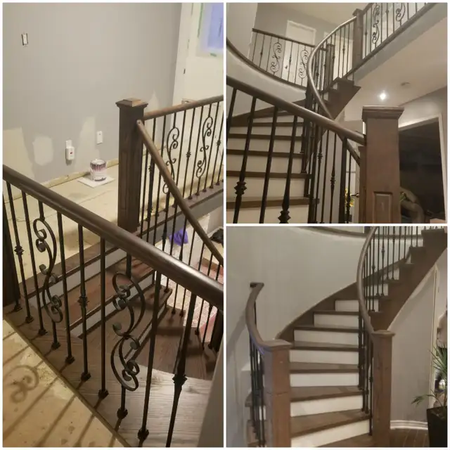 Stair Railing and Floor in Flooring in Oshawa / Durham Region - Image 10