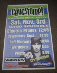 Little Steven's Cavestomp! A Garage Rock Oddity! Promo Poster