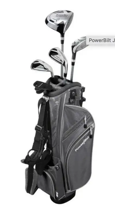 Set of child's golf clubs, View more