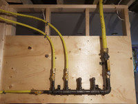 Gas line and Gas stove installation