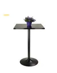 Black bar table 35”Hx23.7”W $150
