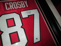 Sidney Crosby Framed Team Canada Jersey Piece -  Frameworth