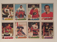 1977-78 OPC (O-Pee-Chee) "Top" Goalies, qty. 8 cards, G/VG+