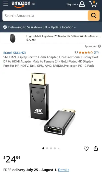 HDMI 4K Display Port, View more