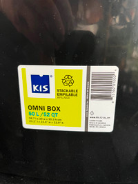 2 -K.I.S Omni Box 50 litre  File Storage Bins