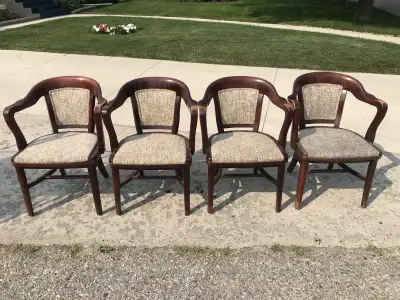 Vintage Solid Wood Chair Set, View more