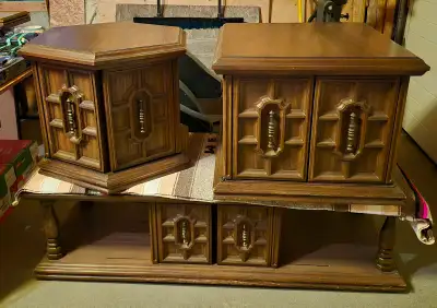 Wooden Coffee Tables - Set of 3, View more