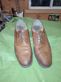 Leather dress shoes