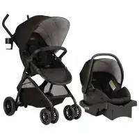 Evenflo Sibby Stroller w/LiteMax 35 Infant Car Seat - Charcoal