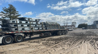 53 ft triaxle flatbed trailer