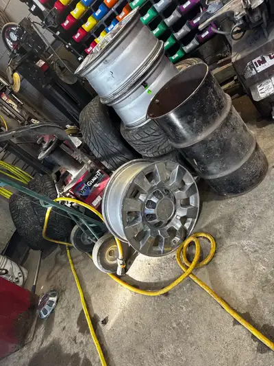 4 20” Denali Rims. Faces/Outside is perfect. Beads need to be wire wheeled. Good shape rims.