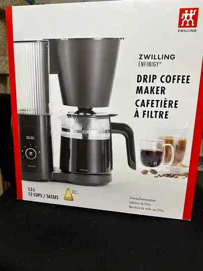 Zwilling drip coffee maker (brand new), View more