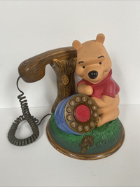Winnie The Pooh Telephone Disney Telemania Desktop Phone Corded