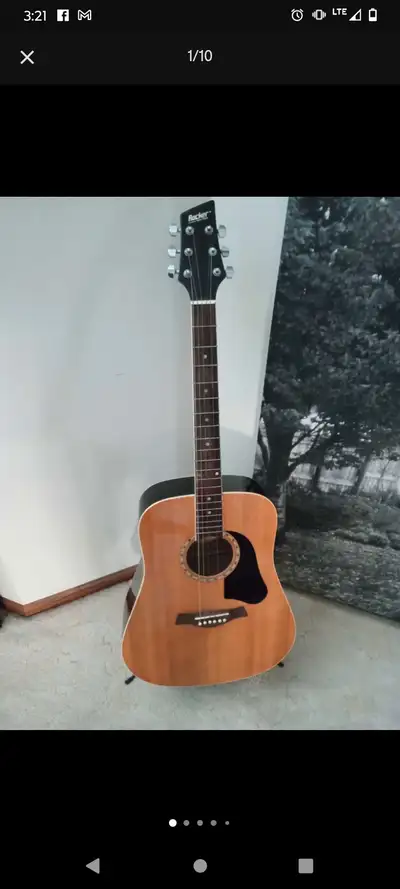 GOOD CONDITION ROCKER 6 STRING GUITAR! ONLY $100 NORTH EDM, View more