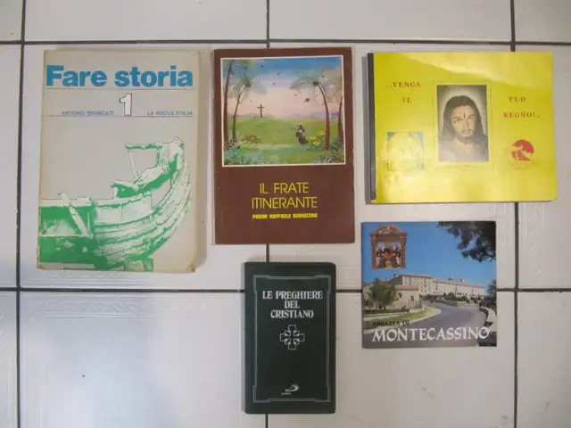 Italian Catholic Christian Book Lot Five Collectable Classics in Textbooks in Mississauga / Peel Region - Image 2