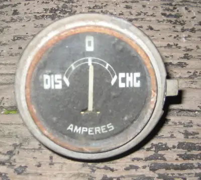 Vintage 1955-59 GMC or Chevy truck ampere dash gauge. I have no way to test it. Made in USA on the b...