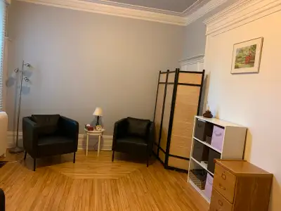 Charmant bureau à louer dans clinique de santé multidisciplinaire paisible avec beaucoup de cachet (...