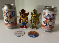  Funko soda Crash Bandicoot Common and chase set 