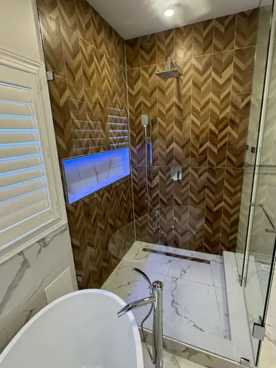 Basement and home renovation., View more