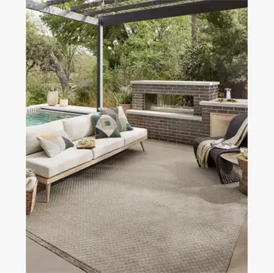 Loloi II Dawn Indoor/Outdoor Natural Area Rug Rectangle 5'1" x 7, View more