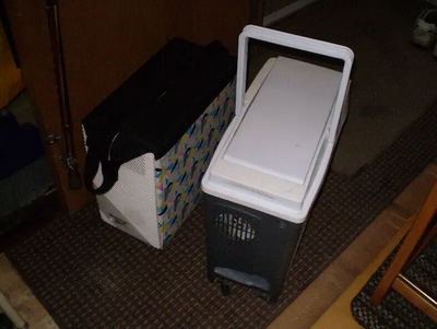 24 QT 12 VOLT COOLERS-TALL THIN FITS BETWEEN SEATS-$60 EACH, View more