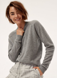 Aritzia, Group by babaton luxe cashmere crew grey