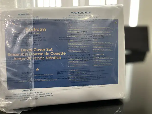 Bedsure Queen Duvet Cover in Bedding in Oakville / Halton Region - Image 3