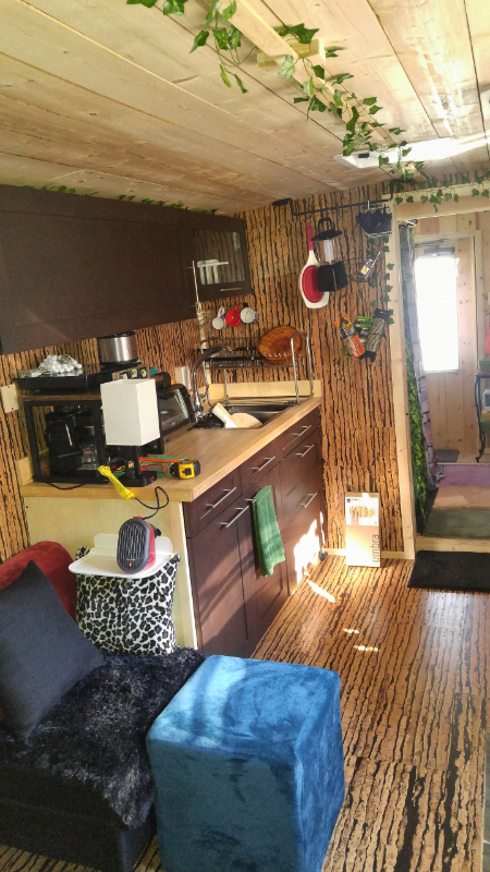 24' Tiny Home TRAILER OffGrid INSULATED Woodstove Propane Solar in Fishing, Camping & Outdoors in Oakville / Halton Region - Image 6