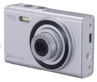 LNIB Vivitar VES829 20MP 8x Optical Zoom Digital Camera - Silver, View more