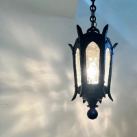 Antique Gothic Revival Exterior Light
