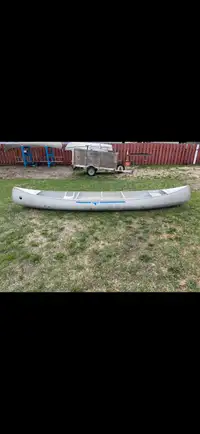 15’ Grumman LWT lightweight aluminum canoe