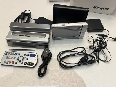 Archos 604-WiFi Portable Multimedia Player + DVR Station, View more