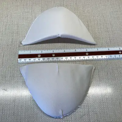 Assorted White 90s Dress Shoulder Pads #2, View more