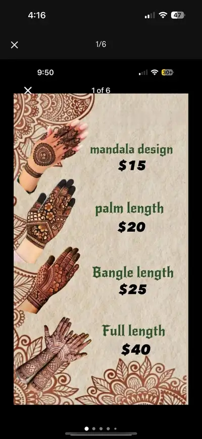 Henna artist in whitby , View more