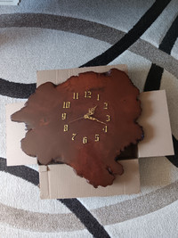 Burl clock from our home to yours!