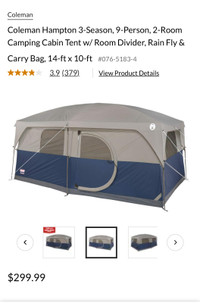 Coleman Tent (Brand New, never removed from bag)