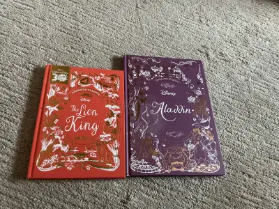 Disney’s Animated Classics: The Lion King, and Aladdin Book Lot, View more