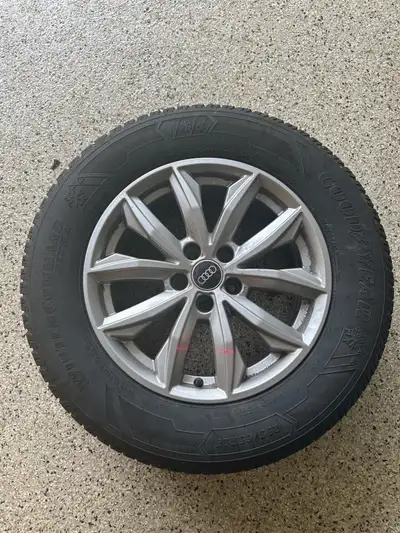 For sale is a set of 235/65R17 Goodyear Winter Command tires on Audi OEM 5x112 rims. Purchased from...