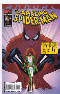 AMAZING SPIDER-MAN ANNUAL #1 JACKPOT'S SECRET REVEALED / MARVEL