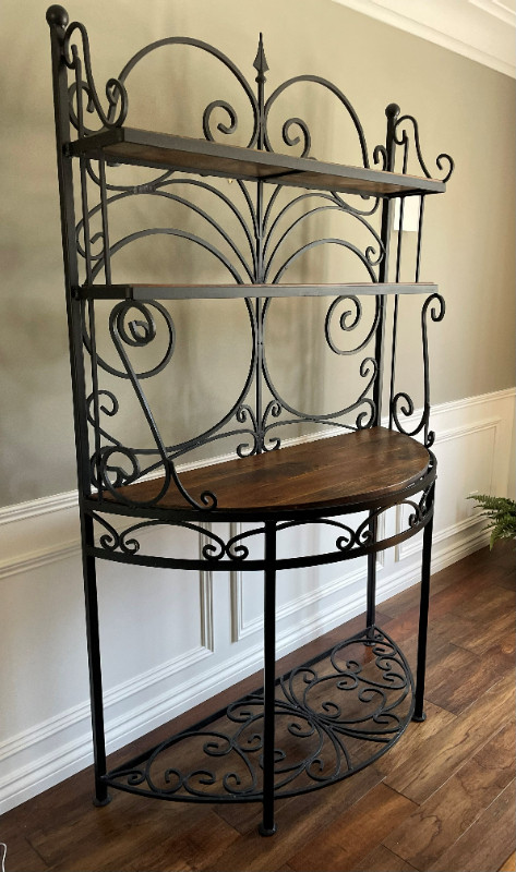 Wrought Iron Baker's Rack in Hutches & Display Cabinets in Kitchener / Waterloo - Image 2