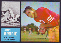 4 NFL cards ... 1962 mint condition