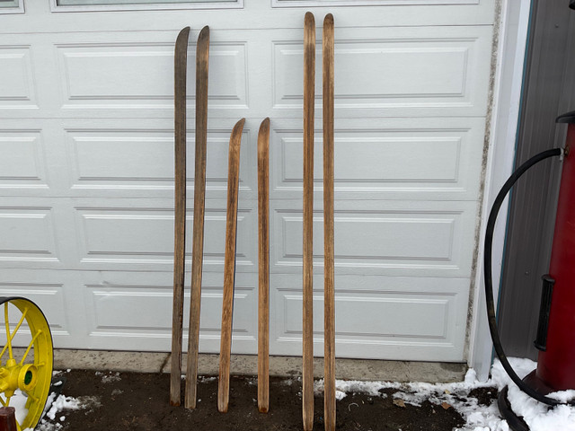 3 Prs Wooden Skiis $35 EACH PAIR in Hobbies & Crafts in Trenton - Image 2